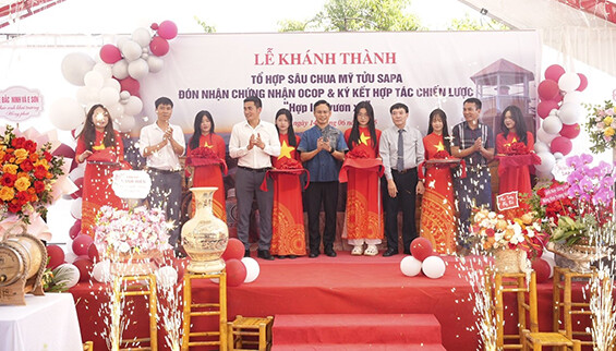 Khánh thành tổ hợp Sâu Chua mỹ tửu Sa Pa, đón Chứng nhận sản phẩm OCOP