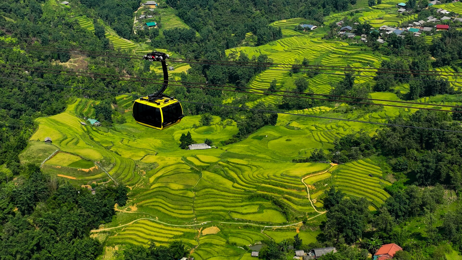 Ruộng bậc thang và thung lũng